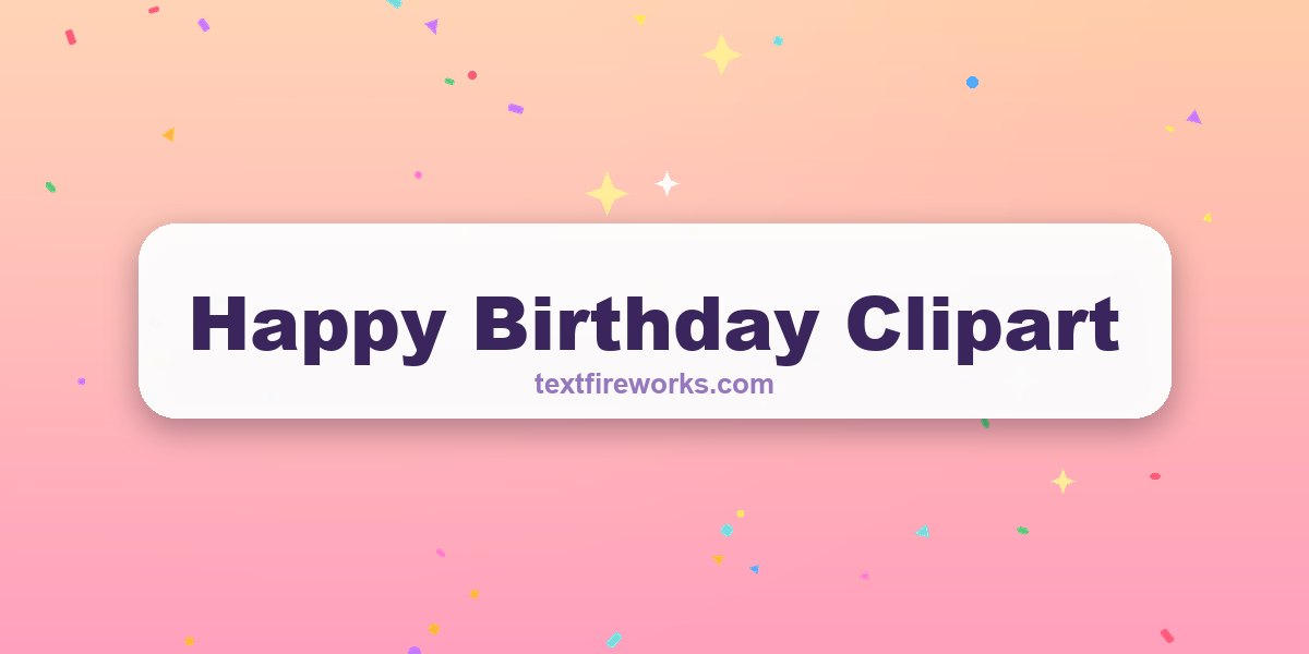 Happy Birthday Clipart