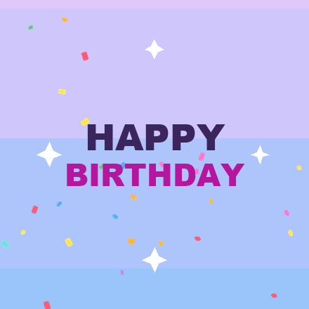 Free animated happy birthday GIF 5