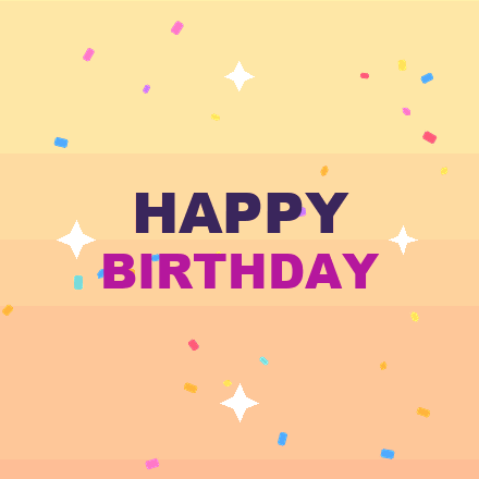 Free animated happy birthday GIF 6