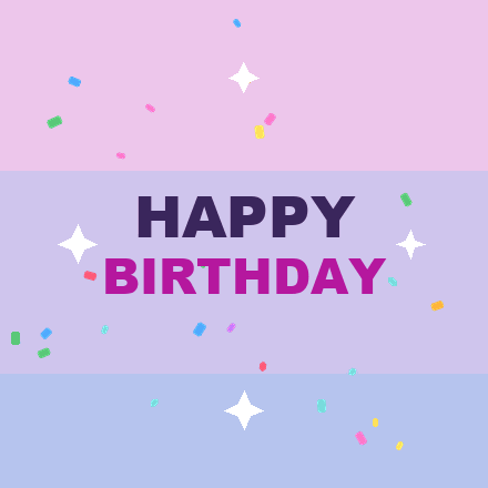 Free animated happy birthday GIF 7